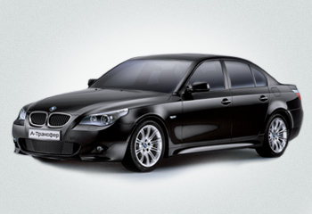 Прокат авто BMW 5 series чорний на весілля у Львові